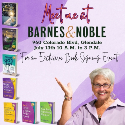 Meet Bestselling Author Dr. Judith Briles  at Colorado Blvd BN on Saturday, July 13