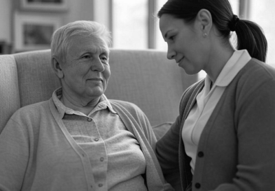 Caregivers help older adults remain at home.