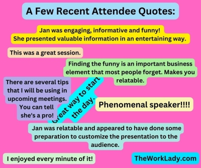 just a few of the quotes from Jan