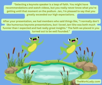 choose your next keynote speaker successfully so the leap of faith isn
