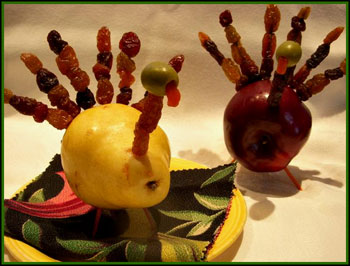 Tablescape Turkeys