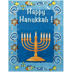 Printable Christmas and Hanukkah Greeting Cards