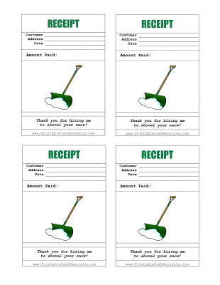 Printable Receipts for Businesses