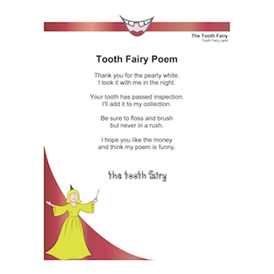 Printable Letters from the Tooth Fairy