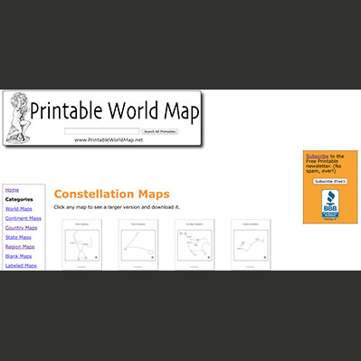 New Printable Maps