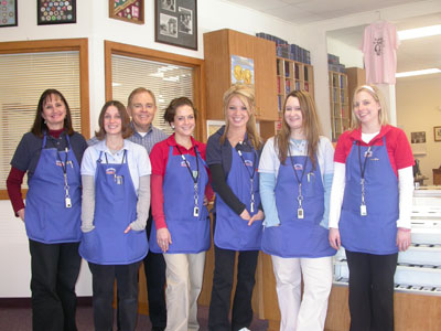 Friendly staff waiting to serve you.