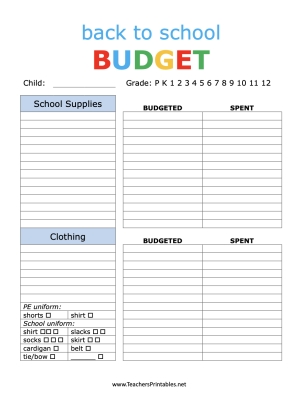 Classroom Printables